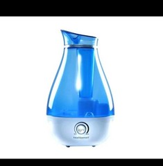 HealthSmart Sky Blue Ultrasonic Cool Mist XP Humidifier Open Box Unused