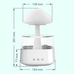 Mushroom Rain Air Humidifier Electric Aroma Diffuser Rain Cloud Smell