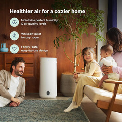 BLUEAIR 2-In-1 Purify + Humidify: Air Purifier and Humidifier with Hepasilent™ a