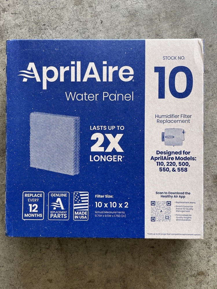 Aprilaire Stock No. 10 Water Panel Evaporator