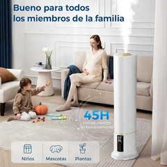 Smart Ultrasonic Humidifier 90H Runtime for Large Rooms – 2.4gal/9L Humidifier
