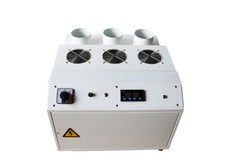 Three Holes Ultrasonic Humidifier Industrial Cooler Sprayer Time Control 24kg/h
