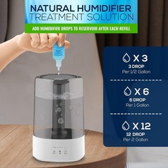 The Humidifier Drops – Food Grade Concentrate, Slows Down Residue Accumulat…