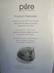 NEW Pure Enrichment Mistaire Ultrasonic Cool Mist Humidifier