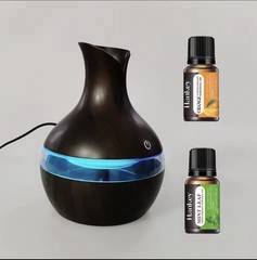 Air Humidifier with ​​7-Colors Mood LED Aromatherapy Diffuser 300ml Cool Mist Ma