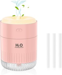 Portable Mini Humidifier, Auto Shut-Off, 2 Mist Modes, Quite, Small Humidifie…