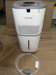 Vissani 6 Gal. Evaporative Humidifier for Whole House in White
