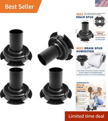 Durable 4-Pack 4223 Drain Spud Replacement for Aprilaire 500, 600 Models