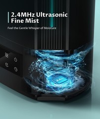 Top Fill 6L Humidifier with Real-time Smart Control – Perfect for Nursery & Home