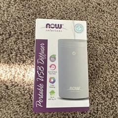 Portable USB Ultrasonic Oil Diffuser 1 Count By Now Foods