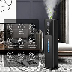 Humidifiers Large Room Bedroom with 7 Colors Light, 2.1Gal(8L) 3 Speed Quiet