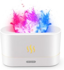 3D Flame Mist Home Decor Air Humidifier Essential Oil Aroma Diffuser USB 250ml