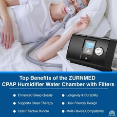 Durable Water Chamber for CPAP Humidification: AirSense 10, 20 Filters Included