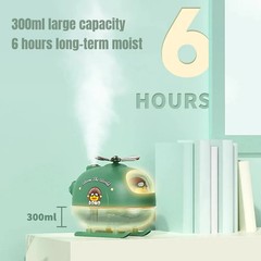 Cute Cartoon Helicopter Aroma Air Humidifier USB Electric Essential Oil Diffuser