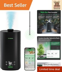 Intelligent AeroStream H05 Wi-Fi Humidifier, 1.32 Gal, Whisper-Quiet Plant Care