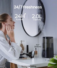 2.0L Cool Mist Humidifier – Ultra Quiet & Filterless Design for Bedroom Comfort