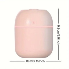 Quiet USB Humidifier Compact, Easy Refill, Power-Safe Atomizer Aromatherapy