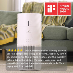 2-In-1 Air Purifier and Humidifier Combo for Large Room up to 1325 Ft², 3-Stage