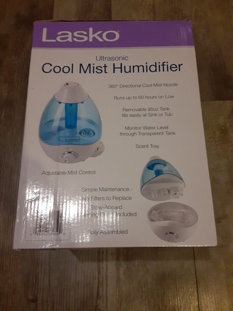 Lasko LKO-UH200 Ultrasonic 360 Degree 95 Ounce Capacity Cool Mist Humidifier