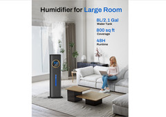 Humidifier Large Room Bedroom with Night Light, 2.1Gal(8L) Humidifiers for Home
