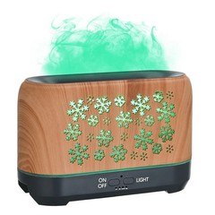 Christmas Snowflake Humidifier with Color Light