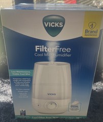 Vicks FilterFree 1-Gallon Cool Mist Humidifier (Model VUL545)BRAND New Sealed