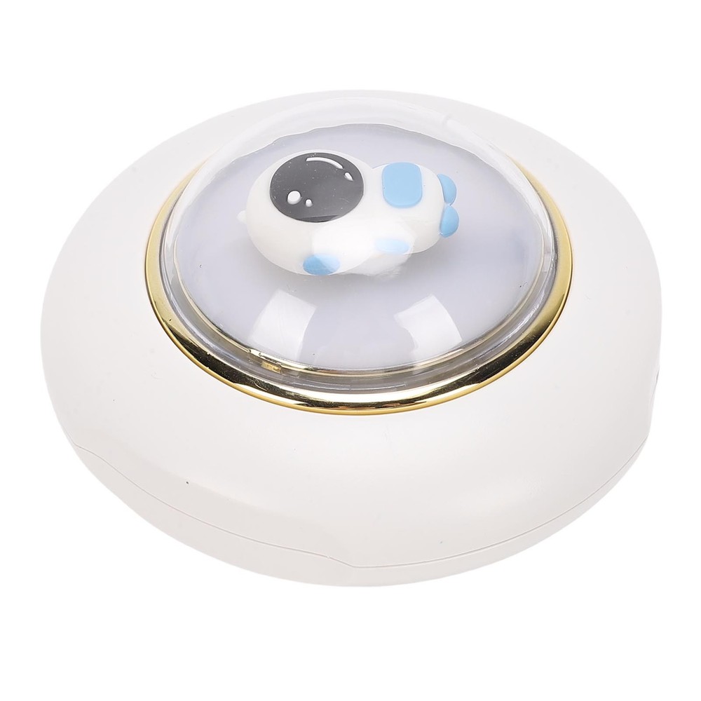 Small Hand Warmer With Night Light Astronaut Hand Warmer For Office White