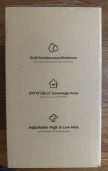 Homvana H101 Ultrasonic Humidifier 3.6 Liter