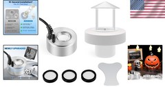 Complete Kit: 350ml/h Ultrasonic Mist Maker with 3 Replacement Discs for Ponds
