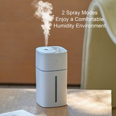 2-Top Fill Humidifier USB Personal Desktop Humidifier For Car Room Bedroom