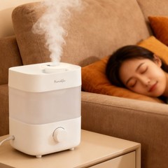 Top Fill Humidifier 2L Capacity 25dB Quiet Cool Mist Air Humidifier