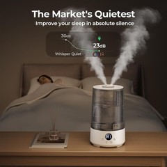 Humidificadores Para Dormitorio Y Hogar, 3,6 L Vapor Frío, Llenado Superior NEW