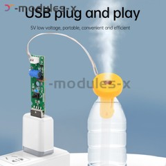 USB DC5V Ultrasonic Mist Maker Atomizing Module Humidifier DIY Kits 108KHZ