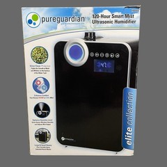 Pureguardian Ultrasonic Humidifier 120-Hour Smart Mist Warm Cool 2 Gallon H8000B