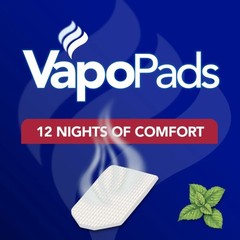 Soothing Menthol Vapo Pads for Sinus and Allergy Relief 12 Pack VSP19FP