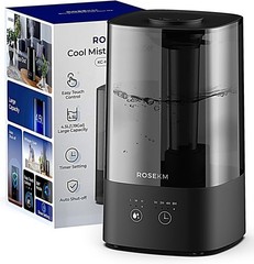 Large Room 4.5L Humidifier for Baby & Adult Comfort with Timed Mist Control