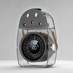 Nano Spray Humidifier Fan Rechargeable for Office, Bedroom, Students