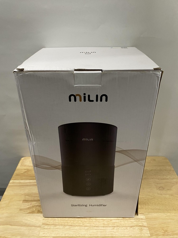 Milin Sterilizing Humidifier Black 0.5 Gal ML9HM0010 Portable Whole Room
