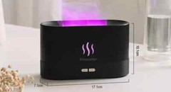 Flame Air Humidifier Ultrasonic Purifier Yoga Aromatherapy Diffuser Rechargeable
