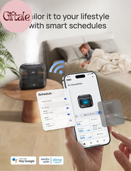 Smart Humidifiers for Bedroom, Top Fill 4L Supersized Humidifier Large Room with