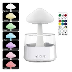 Mushroom Rain Air Humidifier Electric Aroma Diffuser Rain Cloud Smell