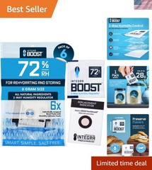 72% RH Two-Way Humidity Control Pack – 8g, Pack of 6 for Fresh Food Storage