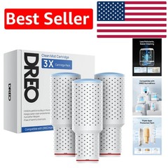 Dreo 3-Pack Clean Mist Cartridges – Compatible with HM311/524, 720-Minute Life