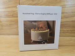 NEW!! Volcano Fire Flame Essential Oil Diffuser Air Humidifier Aromatherapy