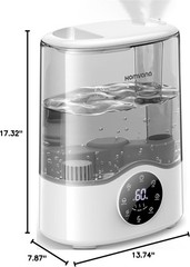 Top-Fill Humidifier for Bedroom Baby Nursery – 807ft²