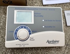 AprilAire Digital Automatic Humidifier Control for Model 800 Model No. 62 & 60