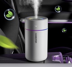 Mars Mission H06 Cool Mist USB Portable Humidifier w/ LED Lights 280mL White
