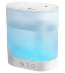 Air Humidifier for Bedroom, 3L Top-Fill Cool Mist & Essential Oil Diffuser