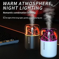 1 pc Car USB Humidifier LED Aromatherapy Diffuser Silent Mist NEW