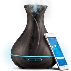 400ml Smart WiFi Ultrasonic Essential Oil Diffuser & Humidifier – Alexa/Google H